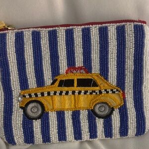 Anthropologie beaded city pouch